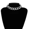 Choker Femme Chaînes Colliers Pour Cubain Lien Tendance 2023 Acier Inoxydable Offres Accessoires Esthétique