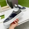 2023 Chunky B serie shoes Designer Sneakers couple classic ribbon leather sports thick white shoe Ace bee Luxury Trainers size 35-45