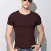 Heren t-shirts aankomen merk Contton mannen t-shirts herenhemd solide mode korte mouw t-shirt kleding heren heren