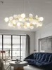 Hanglampen macaroon kleurrijke bloemring boomtakverlichting led g9 gouden glans moderne verlichtingsarmaturen decor woon/eetkamer bar