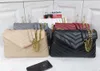Multiple Colors Luxury Shoulder Bag Double Chains Letter Information Bags Designer Envelope Bag Different Dimensions Wallets