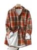 Damesjassen dik fluwelen plaid shirts dames winter warme blouses en tops casual wollen shirt jas vrouwelijke kleding jas uit het kader c17001x 230303