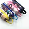 Pencil Bags Anime Demon Slayer Kimetsu No Yaiba Kamado Nezuko Student Pencil Stationery Pencilcase Pen Marker Bag Storage Pouch J230306