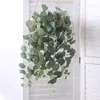 Decoratieve bloemen Home Garland Slander Zijde Greenery Ivy Wall Decor kunstmatige planten nepplant eucalyptus bladeren