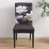 Chair Covers Plum Blossom Retro Wood Texture Dining Home Decor Living Room Seat For ChairsChair