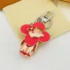 Keychain Creative Gift Alloy Leather Guitar Key Rings Keychain Key Chain Key Ring Colorful With box