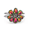 Bangle Fashion Personality Geometric Cuff Zirconia Armband Diamond Spring Open Wide Crystal Trendy Party Jewelry
