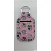 Keychains Lanyards Neoprene Hand Sanitizer Party 선호 30ml 휴대용 알코올 병 홀더 키 링 드롭 배달 패션 액세스 DH9XA