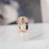 95% de réduction 2023 Nouveaux bijoux de mode de haute qualité de luxe pour l'acier au titane vieilli colorfast ancienne couleur de la famille bague fine hommes et femmes