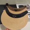 Designer Sun Visor Hat Prades pour femmes pour femmes en forme de seau d'été CHAPE DE SOCIE