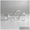 Rauchpfeifen 30 mm XXL Big Bowl Ölbrenner Glaspfeife mit Shisha 10 mm männliche dünne Wasser-Pyrex-Brenner für Bongs Drop Lieferung nach Hause GA Dhj7M