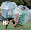 Verrückter Fußball 1,2 m menschliche aufblasbare Bumper Balls Outdoor-Kinder spielen Fußball-PVC-Blase Zorb-Ball