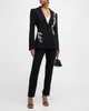 Designer Fashion Runway Suit Set Women's Slim Fit Single Button Jacket Slim Fit Only Coat