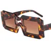 Óculos de sol novos óculos de sol retrô unissex duplo feixe anti-UV espetáculos retângulo Eyewear Hollow Projeto ornamental