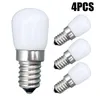 2/4PCS E14 Light Bulbs Mini Refrigerator Lamp 220V LED Screw For Display Cabinets