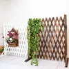 Decorative Flowers Expandable Garden Fence Foldable Freestanding Wood Trellis Barrier For Climbing Plants Yard Indoor Outdoor Decor