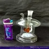 Narghilè Mushroom nucleo di sabbia vetro smorzato bong in vetro accessori Tubi di fumo colorati mini multi-colori Tubi a mano Best Spoon glas