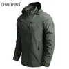 Herrenjacken Herren Outdoor Wanderjacken Wasserdichter Kapuzen-Windbreaker-Mantel Herren Herbst Freizeitjacke Taktik Militärjacken Herren 5XL 230303