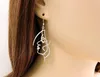 Boucles d'oreilles pendantes Boho Dangle-mode bijoux 2023 or argent femme profil visage contour Silhouette matériaux