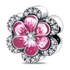 Pandora Original S925 Argent Sterling Papillons et Fleurs Chaîne de Charme Convient pour Bracelet DIY Accessoires de Bijoux de Mode