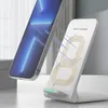 Faltbare 15W Qi Wireless-Ladestation Faltständer Schnellladehalterung für Samsung S10 S20 USB-C-Telefonladung für iPhone 14 13 Mobiltelefon