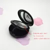 Storage Bottles Empty Cosmetic Powder Compact With Mirror Black Makeup Container DIY Hightlight Box Dia 59mm Blusher Puff Case 15 Pcs