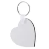 Chaveiros 10pcs em branco Sublimation Key Rings Imprimir ornamentos de jóias pendentes DIY