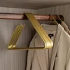 Hangers Racks Creative Triangle Clothes Hangers 5pcs Solid Metal Hangers for Coat Trousers Scarf Drying Rack Storage Racks Wardrobe Organizer 230303