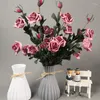 Vases Modern Plastic European Flower Vase Wedding Decorations Rattan-Like Unbreakable Simplicity Basket Arrangement