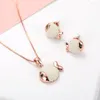 Collier boucles d'oreilles ensemble HC belle bande dessinée poisson pendentif enfant enfants cadeau mignon poisson rouge bijoux filles fête T