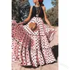 Two Piece Dress 2023 new summer and autumn women's skirt polka dot multi-layer loose skirt T230303