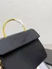 Höstmodemärke axelväska lyxig kvinnors handväska handväska crossbody väskekedja svart fyrkantig väska