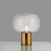 Tafellampen licht luxe en eenvoud gepersonaliseerde slaapkamer bedgebied woonkamer studiemodel glas decoratie artistieke lamp