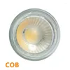 Мини -светодиод GU10 35 мм маленькая лампа лампа 9W 110 В 220 В COB Spotlight Cold White Natural Warm Halogen Halogen