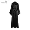 Vêtements de nuit pour femmes AEL Mode Lâche Doux Confortable Nuit Robe Femmes Ceinture Peignoir Sommeil Sexy Shift Select 3 Couleur 230303