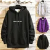 Herren Hoodies Lässige Mode Brief Druck Hoodie Lange Ärmel Sport Sweatershirt Tops Männer Moletom Winter