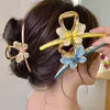 Haarclips HEBELRIETSEN NIEUWE DRUMEN METAL HAAR CAW CRAB VINTAGE VLTERINGSCHAP HAAR Clips Hoofdband Haarspel Kruis Haarclip Fashion Hair Accessoires Geschenken