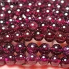 ビーズネックレスMeihan Natural A Purple Garnet Jewelry Making Design Diy Bracelet Necklace 230306のための紫色の丸いゆるいビーズ