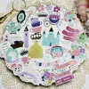 Opakowanie prezentów 34PCS Każda historia papierowy karton kroi naklejki do DIY Scrapbooking/PO dekoracja karty tworzenia rzemiosła