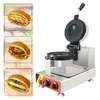 Máquina eléctrica para hacer pan y hamburguesas UFO, máquina para hacer gofres, máquina para hacer gofres con prensa Panini