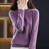 Camisolas femininas 100% Sweater Women Women Loose Casual Knit
