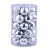 Christmas Decorations 34PC 40mm Xmas Tree Ball Bauble Hanging Home Party Ornament Decor Supplies For Home(Silver)