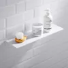 Étagères de salle de bain or brossé noir blanc support de rangement de salle de bain 3050 cm étagères de salle de bain modernes étagère murale de cuisine accessoires pour la maison 230303