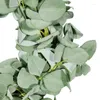 Dekorativa blommor Artificial Christmas Rattan Berry Flower Diy Garland Wreath Green Tree Ornament Home Hanging For Party Xmas Decor