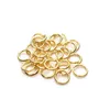 Pierścienie skokowe podzielone JLN 500PCS miedziane 4 mm/5 mm otwarte złoto/czarne/sier/brązowe kolory do biżuterii DYI Making 38 W2 Drop D Dhzcw