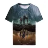 T-shirts pour hommes The Last Of Us Part II T-Shirt Jeu 3D Imprimé Streetwear Homme Femme Mode Chemise Surdimensionnée Harajuku Cosplay Tees Tops