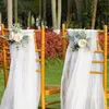 Decorative Flowers & Wreaths Forest Rose Artificial Flower For Wedding Chair Decorations Splendid And Beautiful Outdoor Party Scene Arrangem