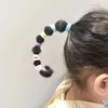 100pcs/set girls small 3cm弾性ヘアバンド