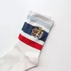 2023 Größe 35-42 Herbst Winter Tiger Stickerei Socken Männer Frauen Hochwertige Designer Atmungsaktive Baumwolle Mittelrohr Socke Mode Unisex Sportstrümpfe Unisex N1