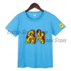 T shirts 4 Lamba Boy Girl T Shirts Cartoon 4 Cotton Short Sleeves Casual Children Clothing Fashion Baby Kids Tops 230303